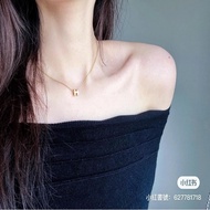 Hermes mini pop H項鍊 奶茶色 金鍊