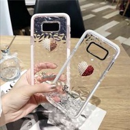 486立體水鉆心心SAMSUNG三星s8s9s8+s9手機電話膠殼