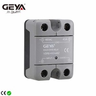 GEYA VSR8 Solid State Relay SSR-10DA SSR-25DA SSR-40DA 10A 25A 40A Relay Module 3-32V Input DC 24-48