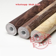 仿木紋PVC 卷裝地板墊 (E系列 加厚2.4mm) [WK04-51] PVC Floor Mat 地墊封度200cm 一大片過DIY最易鋪 加厚防火防水耐磨 無懼寵物百厭星可直接舊地磚翻新 舊木地