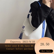 Klein Blue and Blue Label Tote Bag Women2023New Large Capacity Commuter Soft All-Match Shoulder Messenger Bag Fashion R