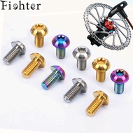 12Pcs M5*10mm T25 Ti Disc Brake Rotor Bolts for MTB Bicycle Road bike Titanium Torx Rotor Screw