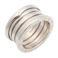 【二手】寶格麗BVLGARI B-zero1 四環戒指，346594，K18WG（白K金），B-zero1 四環戒指，男女通用，二手 A