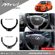 Perodua myvi ezi 2005-2011 car steering wheel frame cover accessories