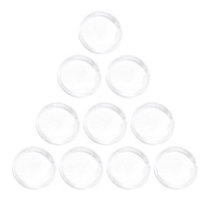 Fir 10Pcs 25mm Coin Holder Round Acrylic Coin for Case with Organizer Box Waterproof for Coin NFC Ta