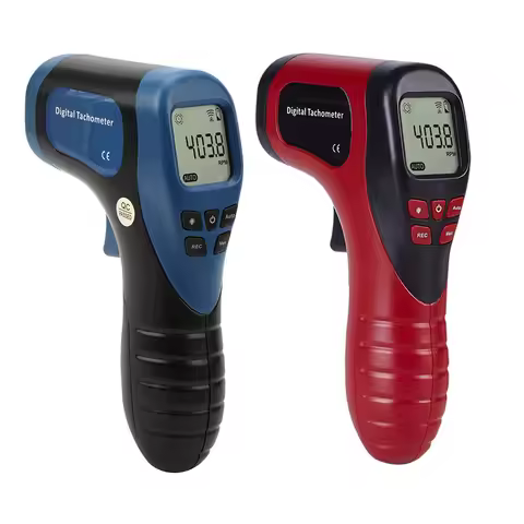 Handheld Digital Photo Tachometer RPM Meter 2.5RPM-99999RPM Non-Contact Motor Lathe Speed Gauge Moto
