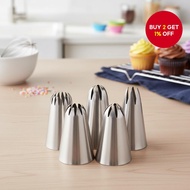 Buttercream Nozzle Tips 1M 2F 2D 6B 2A for Cake and Pastry Decoration