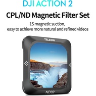 TELESIN CPL ND Filter Lens ND8 ND16 ND32 Magnetic Filters for DJI ACTION 2