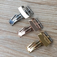 Substitute AP Aibi Buckle Royal Oak Genuine Leather Rubber Strap Discount Buckle 18mm Gold Rose Gold