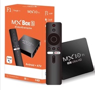 MX10 F1 Android TV Box, 4K Ultra HD, Smart Digital Media Player with DLNA, Airplay, Miracast Support