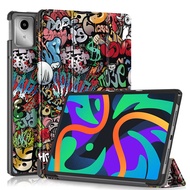 LENUO เคส Lenovo Tab M11 11inch 2024 TB330FU 2024 Case Slim Tri-fold Flip Cover Full Coverage Casing