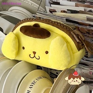 hhh34ertoy> Cute Cartoon Pompompurin Pen Bag Kawaii Plush Pencil Box Lovely Student Stationery Case 
