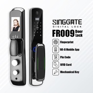 FREE Installtion SINGGATE FR009 Smart Viewer Digital Door Lock High Secure Hidden Fingerprint