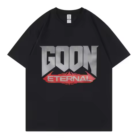 Goon Eternal Funny Meme T Shirt Men's Women's Fashion Vintage Short Sleeve T-shirt Summer Casual Loo