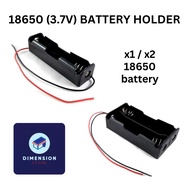 [MY Stock] 18650 BATTERY HOLDER | 1x18650 (3.7V) BATTERY HOLDER | 2x18650 (3.7V) BATTERY HOLDER