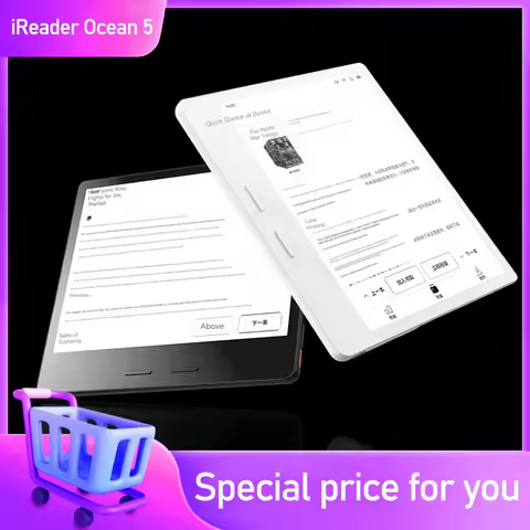 iReader Ocean 5 7-inch High-Resolution E-Book Reader 300PPI Carta1300 Eye Protection 4+64GB Storage