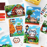 Cdaily|6 Pieces Into Doudou Sixth Bullet Stickers Fun Doudou Handmade diy Doudou Material Stickers B