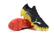 【ของแท้อย่างเป็นทางการ】Puma Ultra 1.3 FG/เหลือง+แดง Mens รองเท้าฟุตซอล - The Same Style In The Mall-Football Boots-With a box