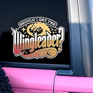 Should I Get The Wing Leader Car Decal Dragon Fourth Wing ACOTAR Sticker Bookish Book Club Mirror De