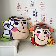Creative Buzz Lightyear Sheriff Woody Cartoon Pillow Living Room Sofa Pillow Lumbar Pillow Bedroom C