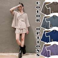 FT Bianca Set / Suit Shirt and PantsWanita Outfit/ Set TrendyWanita Z003