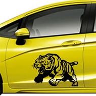 TIGER CAR CUTTING STICKER, COOL, QUALITY TIGER CAR DOOR STICKER