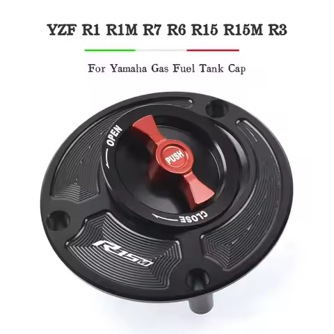For Yamaha YZF R1 R1M R7 R6 R15 R15M R3 Fuel Gas Tank Cover Quick Release Rotate Aluminum Oil Cap Ra