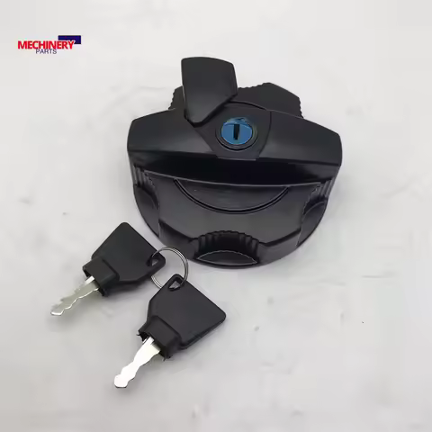 For JCB Excavator Fuel Diesel Tank Cap Cover With 2 Key 331-31152 3313352 3CX JS130 JS160 JS220 JS46