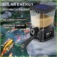 Old Fisherman-Solar Automatic Feeder Outdoor Fish Pond Fish Pond Timing Feeder Large Capacity