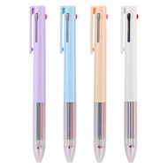 多色圆珠笔签字笔三色圆珠笔按动笔高档笔芯可热转印价Multi-color ballpoint pen signature pen three-color ballpoint pen pressq2r7