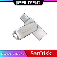 SanDisk Ultra Dual Drive Luxe USB 3.2 Type-C Thumb Drive Flash Drive 400MB/s 256GB 512GB 1TB DC4 12B