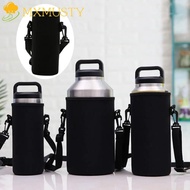 MXMUSTY Water Bottle Cover Bag, Strap 18/36/64oz Sport Cup Covers Bag, Holder Pouch Portable Neopren