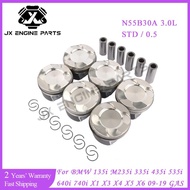 N55 N55B30 Engine STD 0.5 Piston & Ring Set For BMW 3.0 135i M135i 335i 535i 640i 740i X1 X3 X4 X5 X