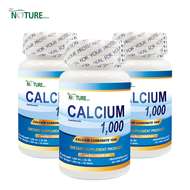 Calcium 1000 x 3 ขวด THE NATURE แคลเซียม 1000 เดอะ เนเจอร์ แคลเซียม คาร์บอเนต Calcium Carbonate
