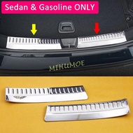 Stainless Steel Car Rear Bumper Trunk Door Sill Protection Guard Sticker For Mercedes-Benz E-Class E