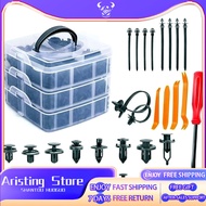 725pcs Car Body Fastener Clip Kit - Universal Push-Type Retainer Set for Auto Repair