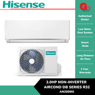 Hisense 2.0HP Non inverter Air Conditioner R32 AN20DBG - HISENSE MALAYSIA WARRANTY