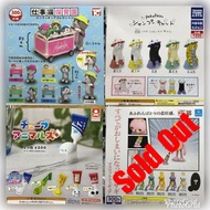 全新 正版 日版 仕事貓保育園 / 洗頭貓 / 軟管動物 牙膏 Wasabi/ 悲傷的兔仔 跌雪糕 扭蛋 現貨 售價請看內容介紹