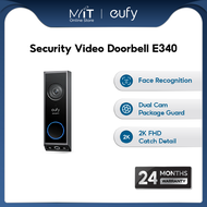 eufy WI-FI Video Doorbell E340 Dual Camera - T8214 Dual Cameras with Delivery Guard 2K Full HD and c