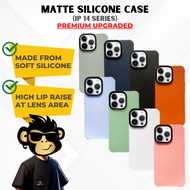 MojoSkins iP 14 Casing Phone Colorful Matte Case Square Coverage For iP 14 Pro Max Casing Petak Sili