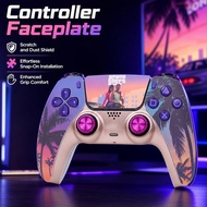 For PS5 Controller Shell Cover GTA 6 Theme Replacement Housing For Dualsense Wireless Controller