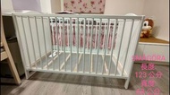 IKEA 嬰兒床 (白色)