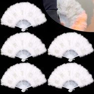 [HOT] White Bridal Feather Hand Fan BRIDE Letter Bachelorette Party Wedding Shower Gift Wedding Phot
