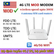 [Fast Shipping] WiFi Transmitter For Sim 4G / 5G LTE - C300 - 4 Antennas For Cars And Outdoors