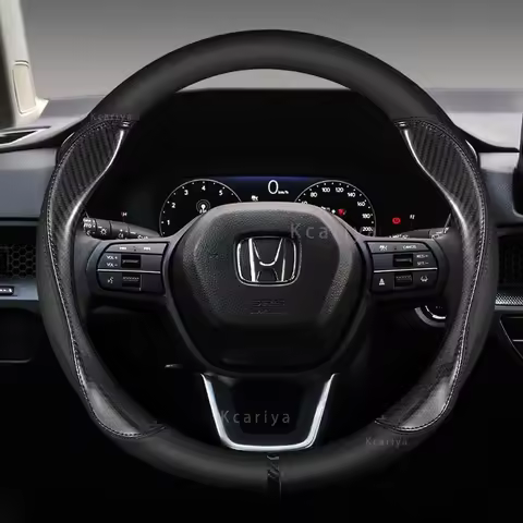 For Honda Civic Fit Jazz Accord Pilot Passport Stepwgn CRV BRV HRV Insight 38cm Car Stylish leather 