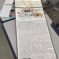 DIY Long Love Letter Long Handwritten Love Letter Rice Love Letter Scroll Handwritten Letter Thicken