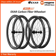 【Official warranty】Magene Exar Carbon Bike Wheels Clincher Brake Center Road Cycling High Performance Carbon Fiber Bicycle Wheelset