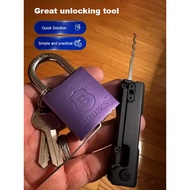 【Emergency Lock Picking】Professional Lock Pick Set With 18 Tools For Home/Car Lock Release Kit - Loc