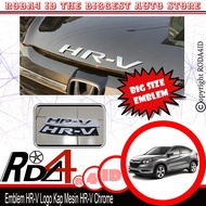 MESIN BIG SIZE HRV Emblem HRV Hood Logo Chrome