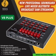 SOUNDCARD TERBAIK UNTUK RECORDING SOUNDCARD V8 PLUS USB